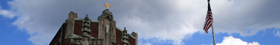 The top of Harkins Hall